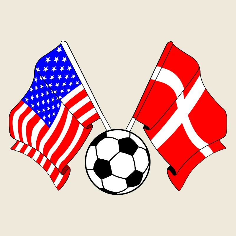 Fußball Dänemark gegen USA