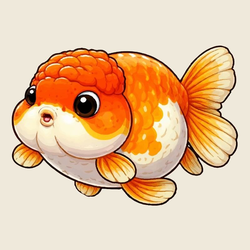 Ranchu Lover Orange / White Edition