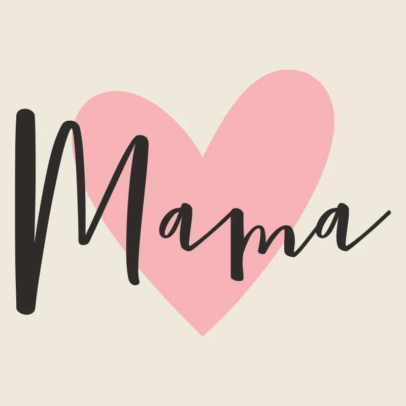 Maman au cœur – Aimer le design de texte