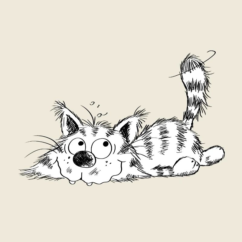 Lustige Kleine Katze - Comic