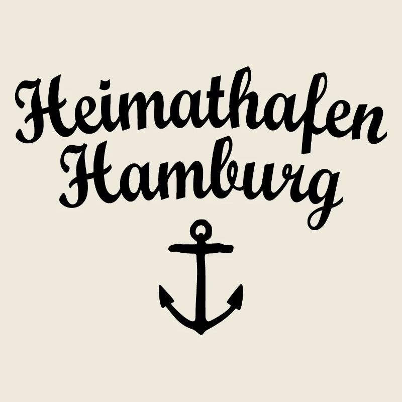 Heimathafen Hamburg (Schwarz)