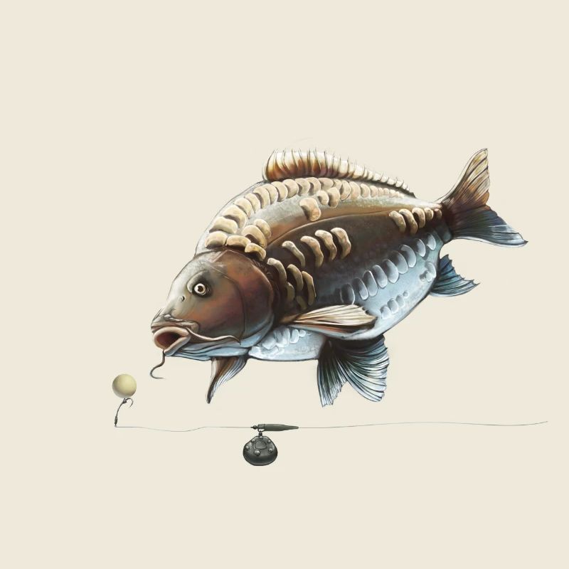 Pêche à la carpe Ronnie Rig Mirror Carp Design