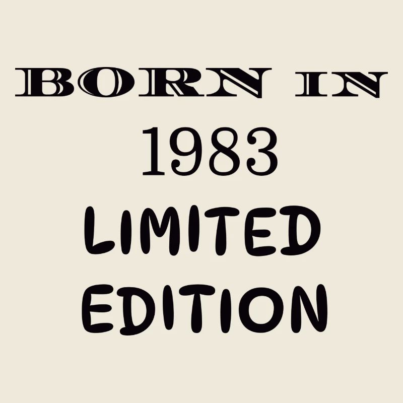 Born in 1983 édition limited