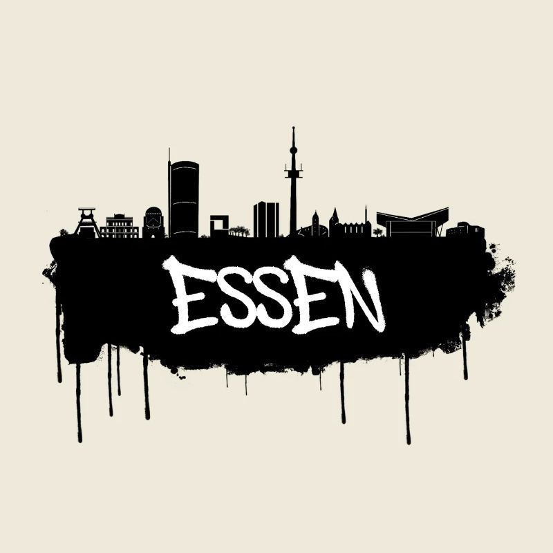 Nourriture Graffiti Skyline