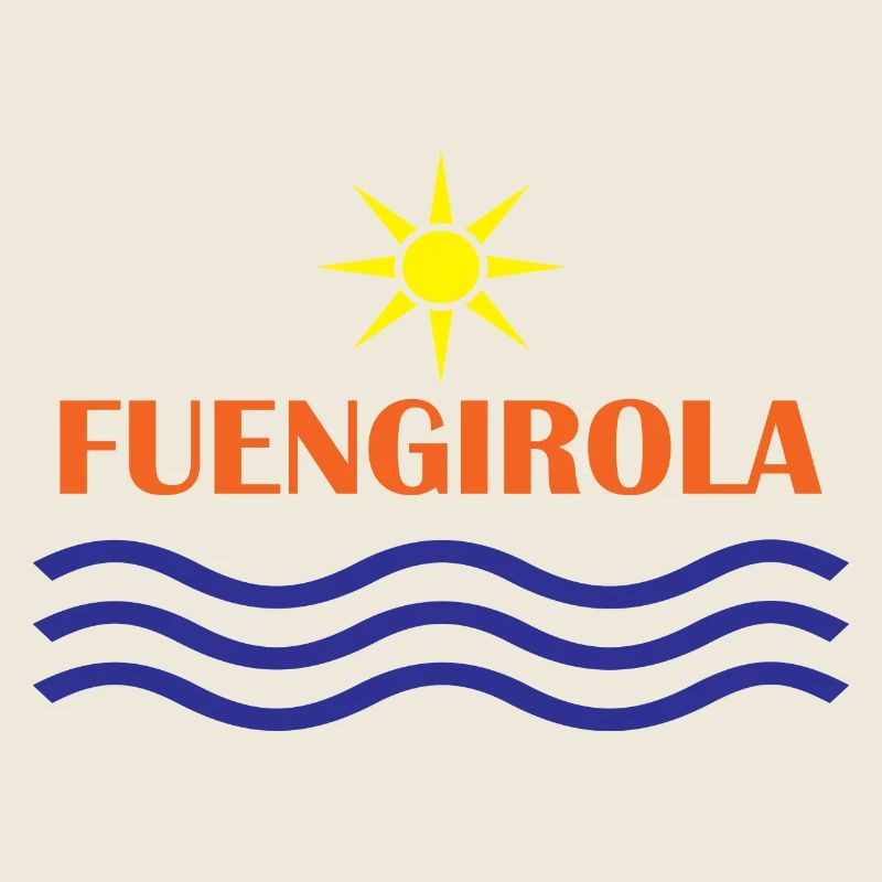 Fungirola Conception du soleil et des vagues
