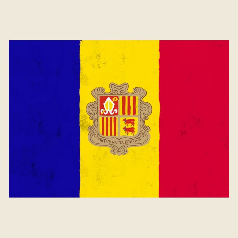 Drapeau de l’Andorre – symbole d’indépendance et de tradition