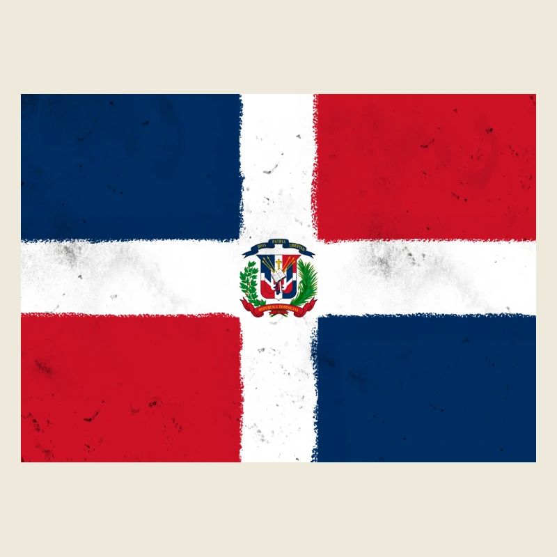Drapeau de la République dominicaine – Tropical Pride