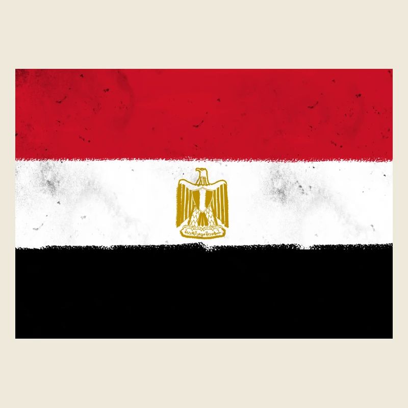 Drapeau de l’Égypte – Terre des Pharaons
