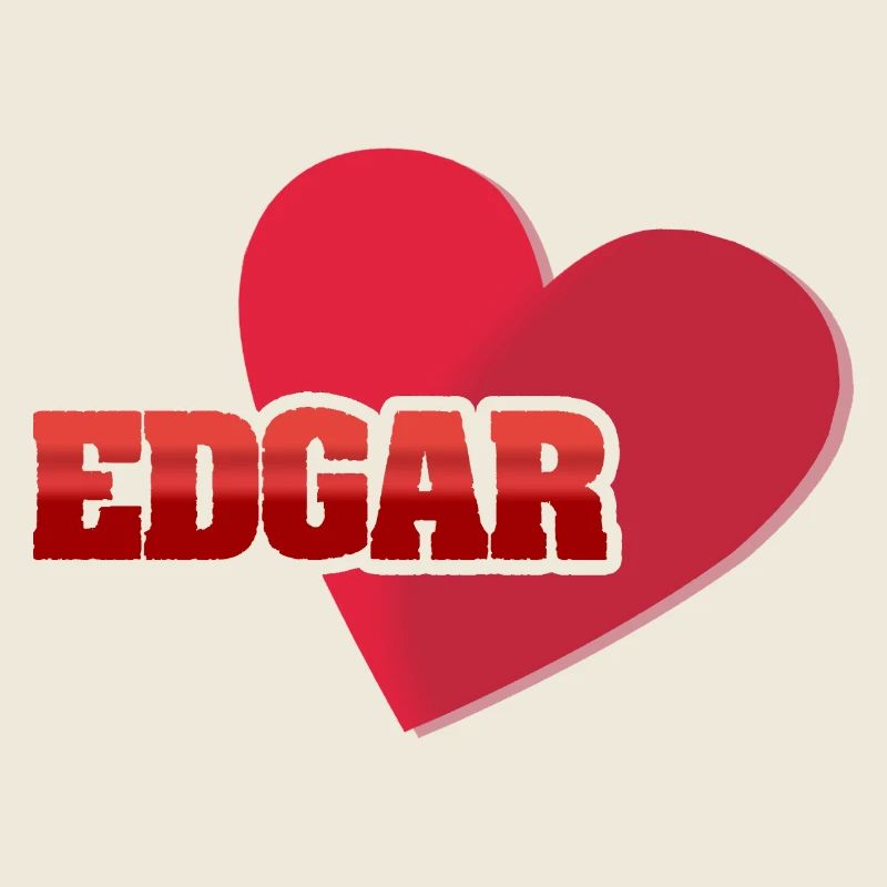 Heart EDGAR Lettering