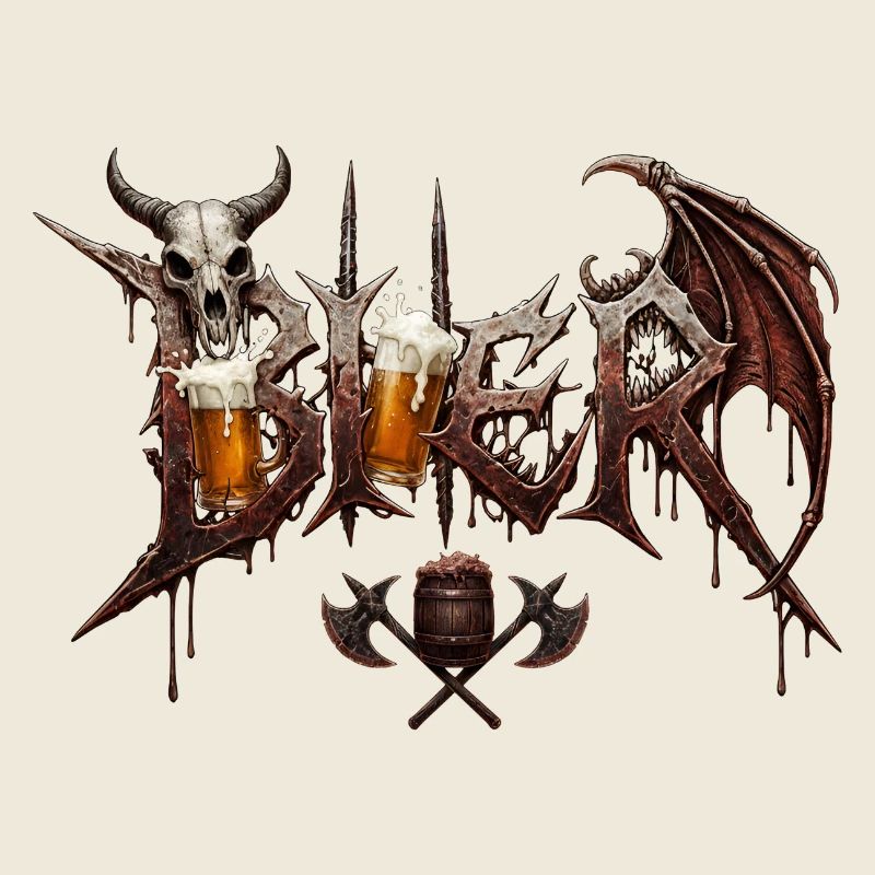Drinking beer
