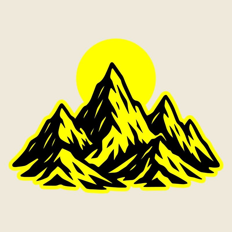 Berge Sonne