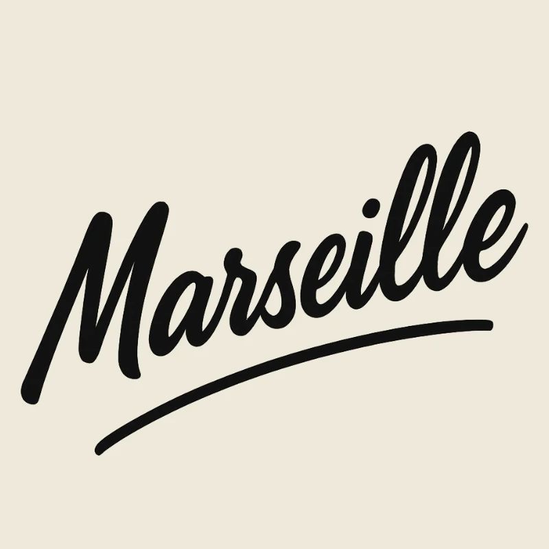 Marseille Script Schwung