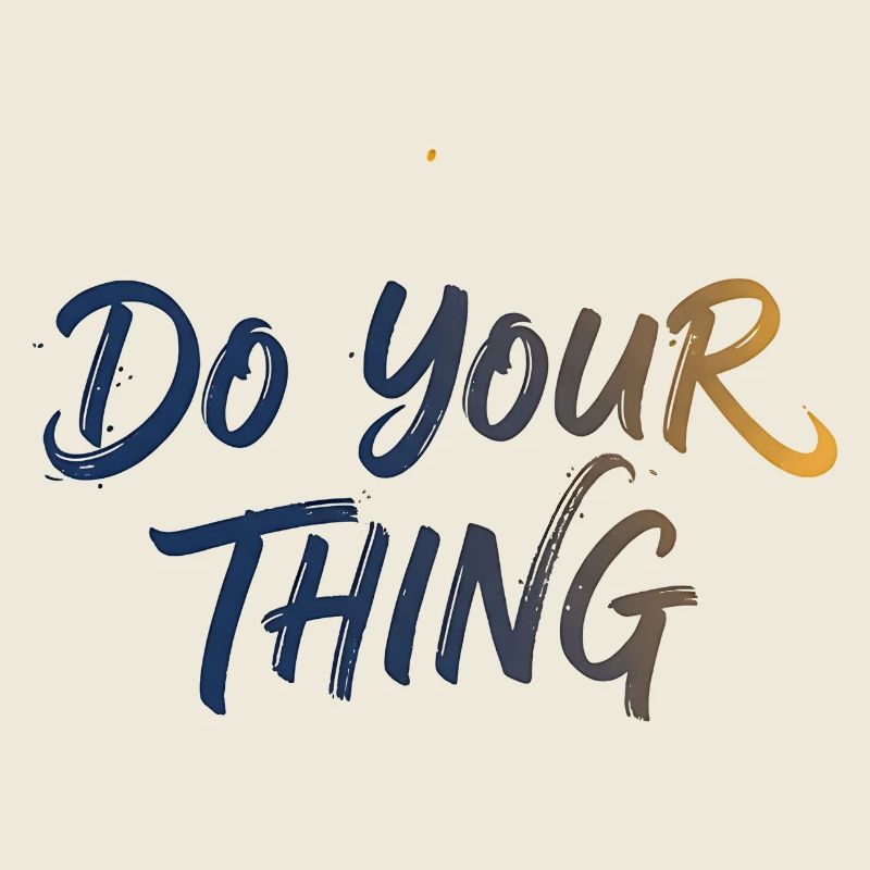 Faites votre truc Schriftzug Brushing