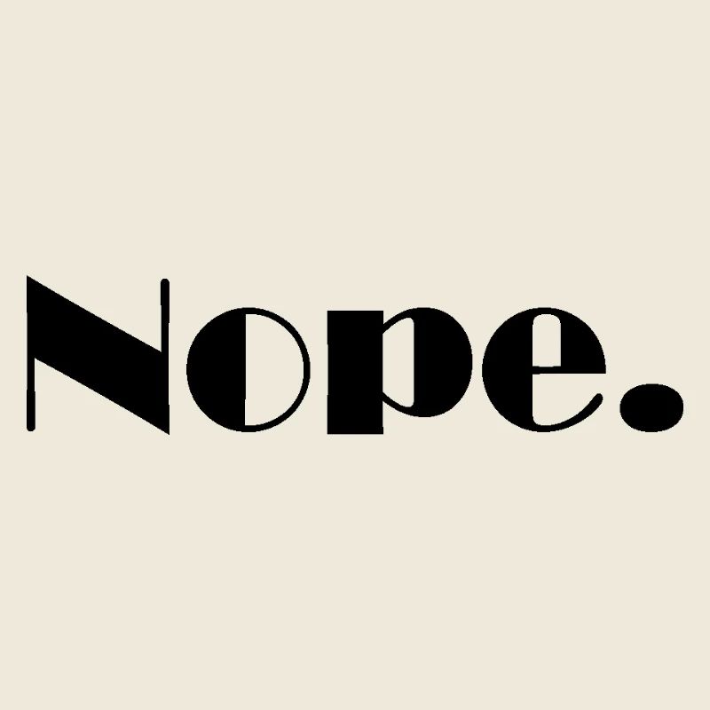 Nope.