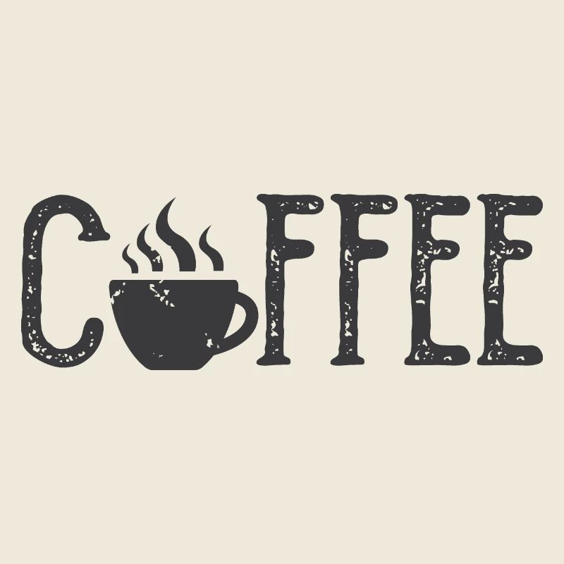 Café Café Kaffee Symbole Logo icône Illustration