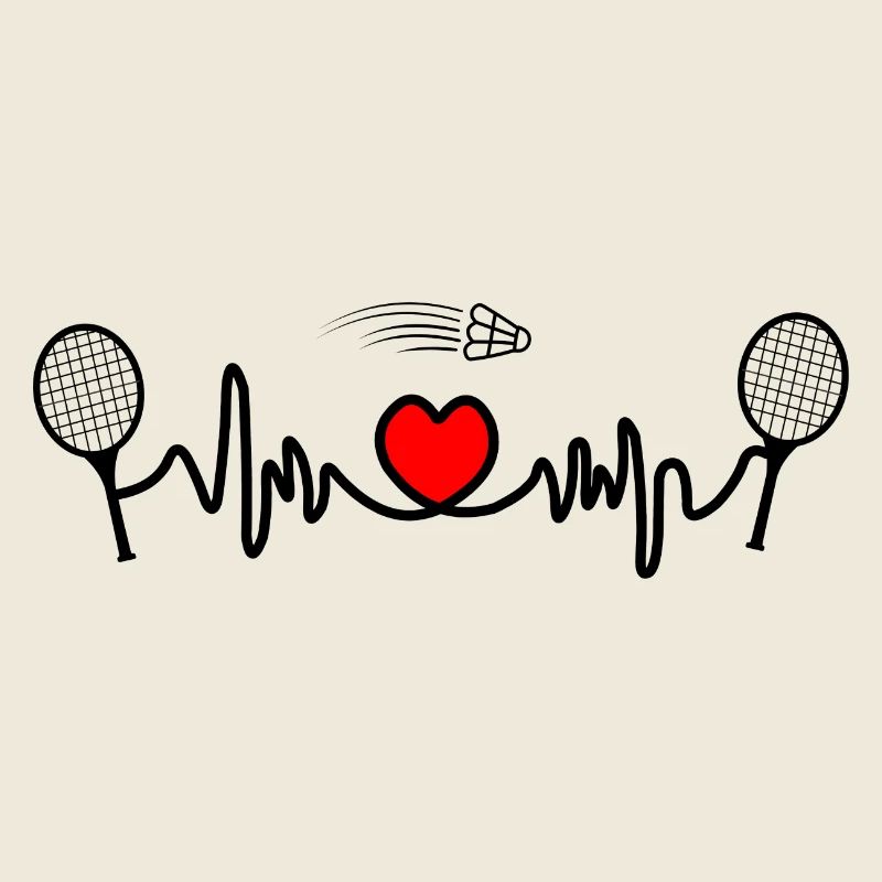Badminton Cardio Herz
