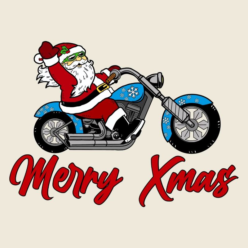 Santa Motorcycle – Attraction de Noël
