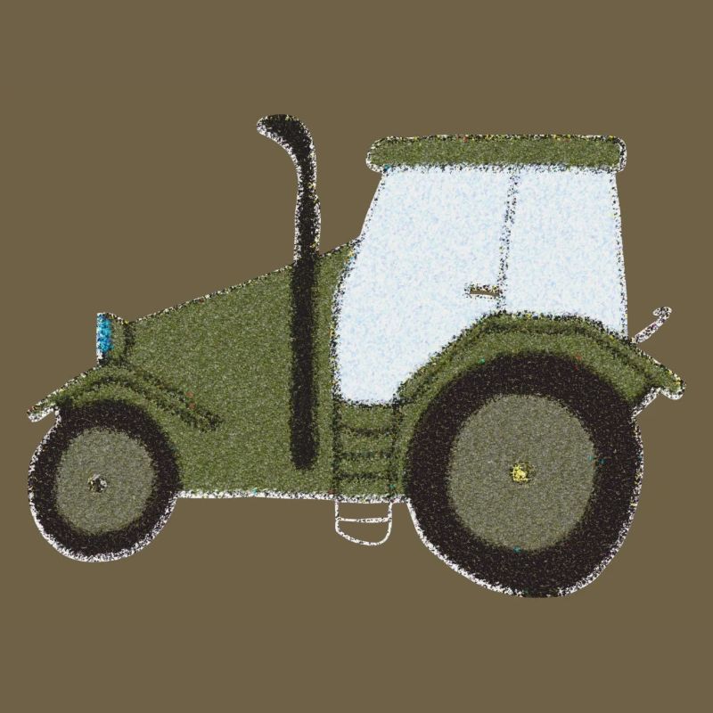 traktor oldtimer impressionismus