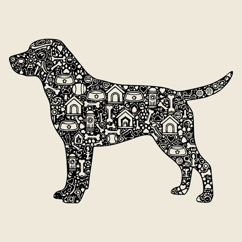 Labrador Retriever Design Chien