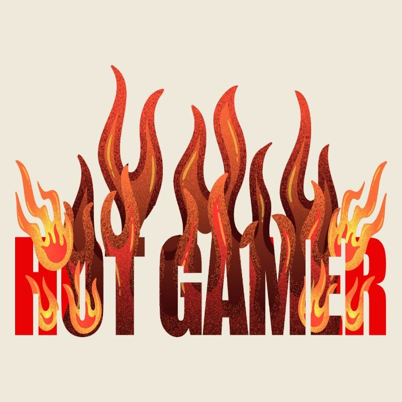Hot Gamer Flame Design
