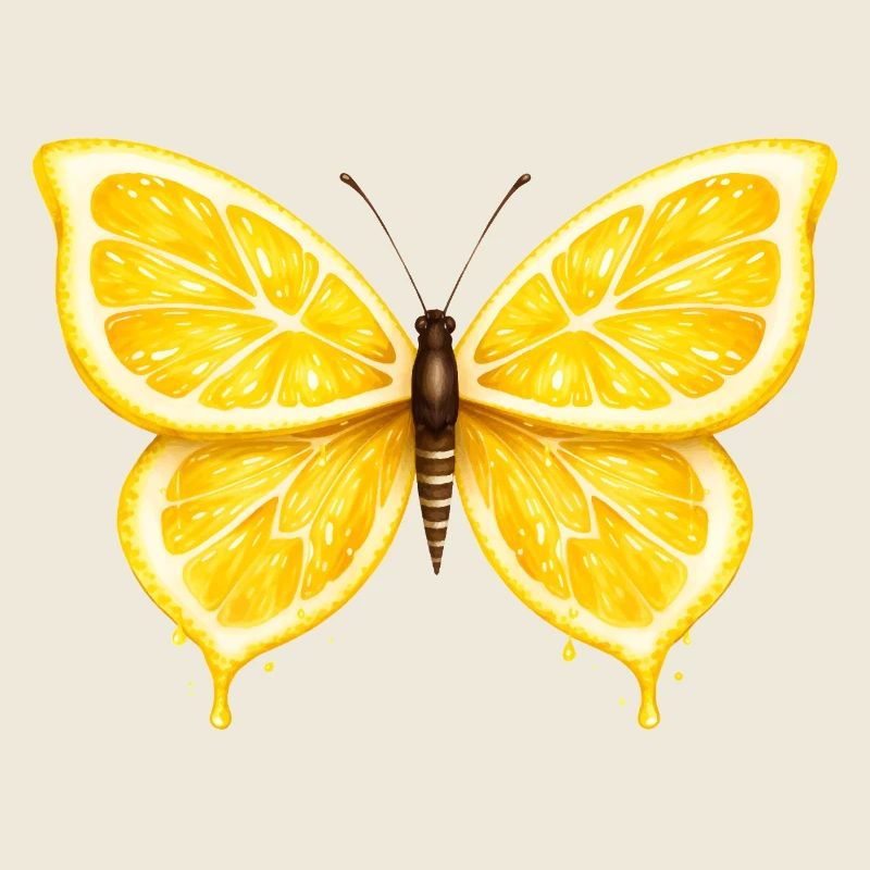 Ailes de citron – Papillon Fruit Lumineux