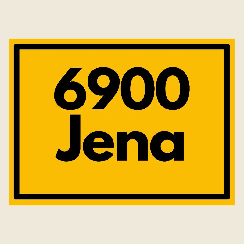 RETRO ZIP 6900 JENA, OSTALGIE GDR THEN GIFT