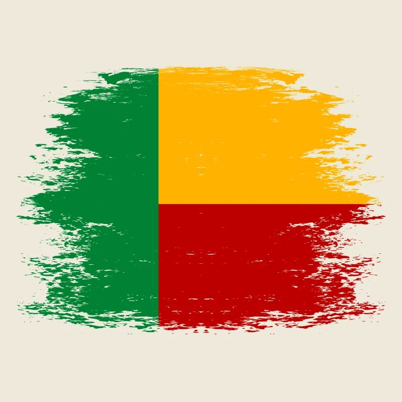 Benin_Flagge_used