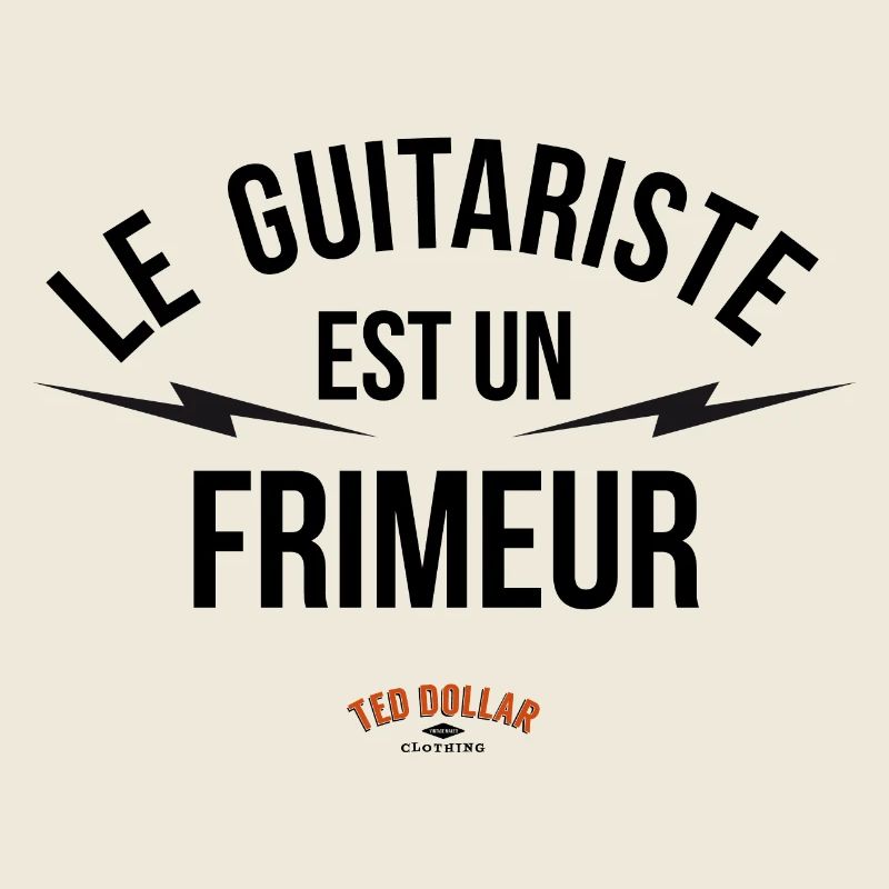 Le guitariste est un frimeur