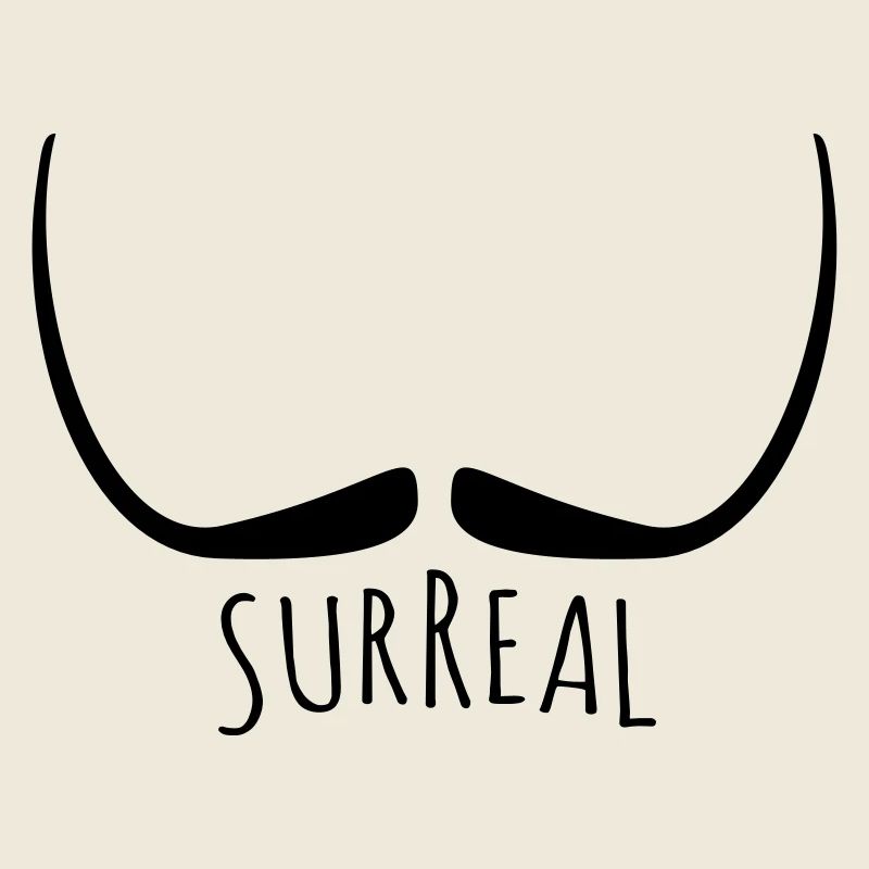 Surreal - surreal Schnurrbart