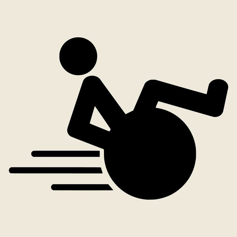 Wheelie avec fauteuil roulant représente l’agilité *