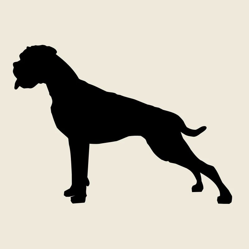 Boxer Stand silhouette