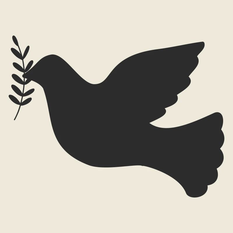 Symbole de paix de la colombe de la paix