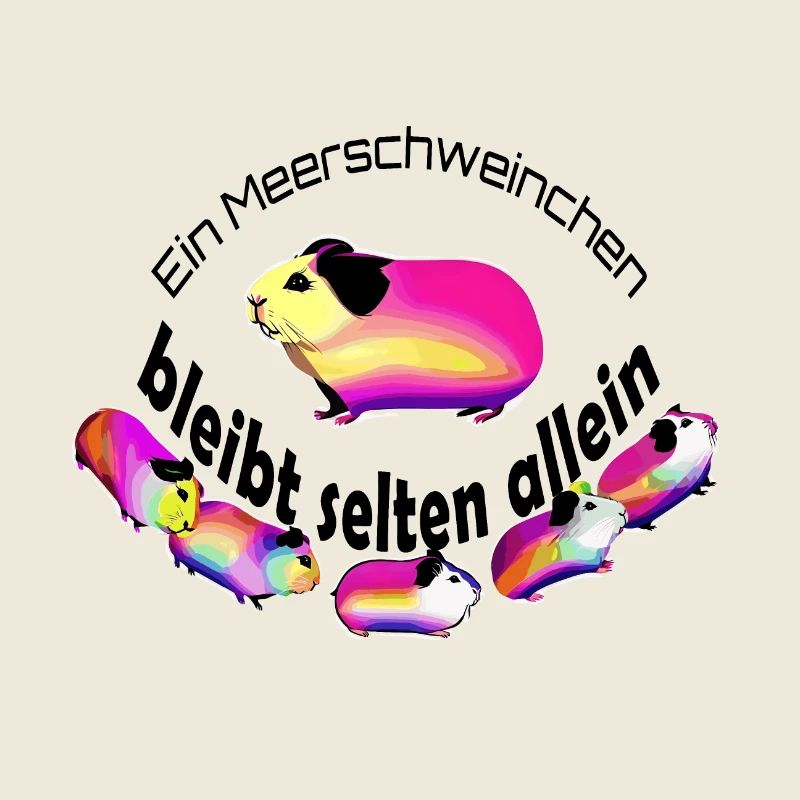 Bunte Meerschweinchen Statement 
