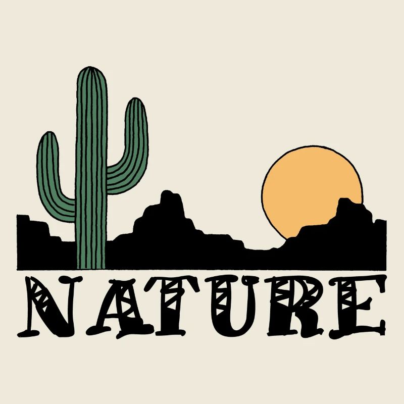 Nature and black desert