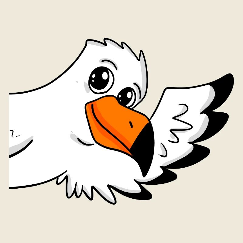 Salutation de mouette