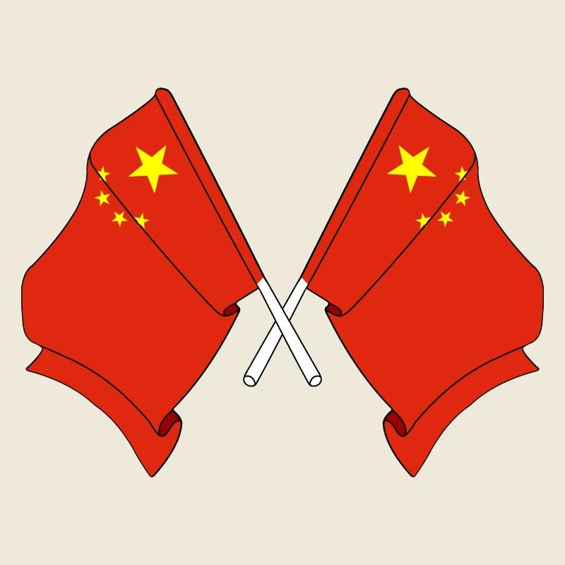 Two flags China