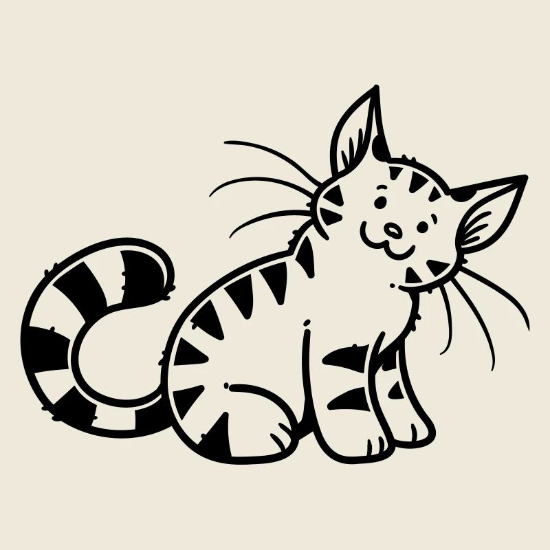 Cartoon Kitten