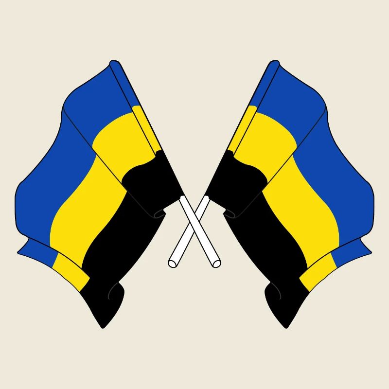 Deux drapeaux de la province de Gueldre