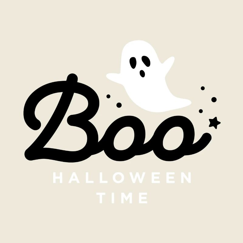 Niedlicher Geist Halloween-Illustration