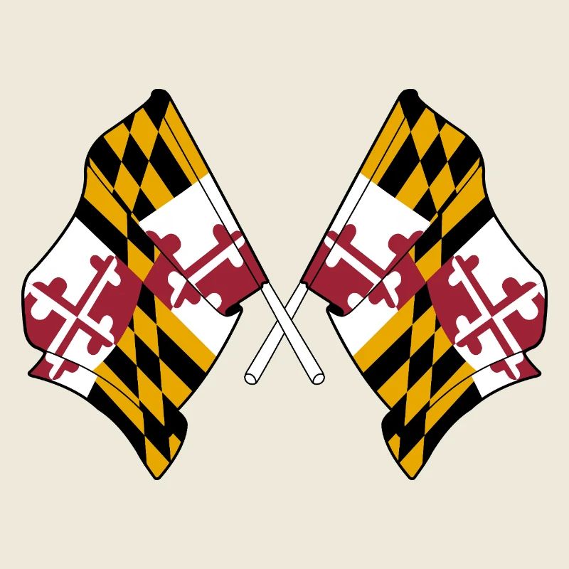 Deux drapeaux ont traversé le Maryland