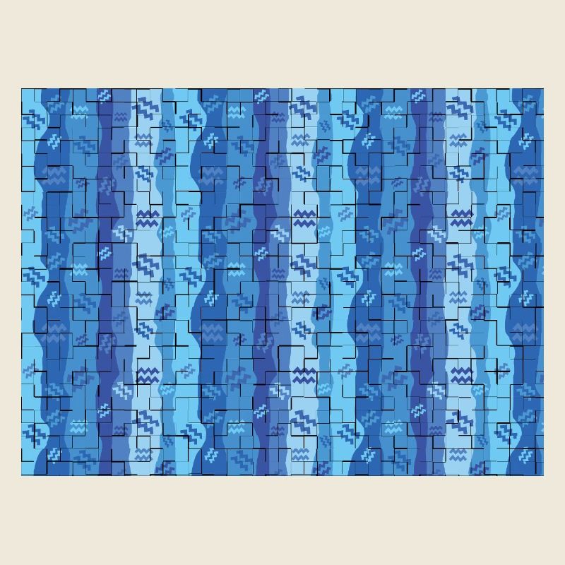 Verseau Rayures tuiles