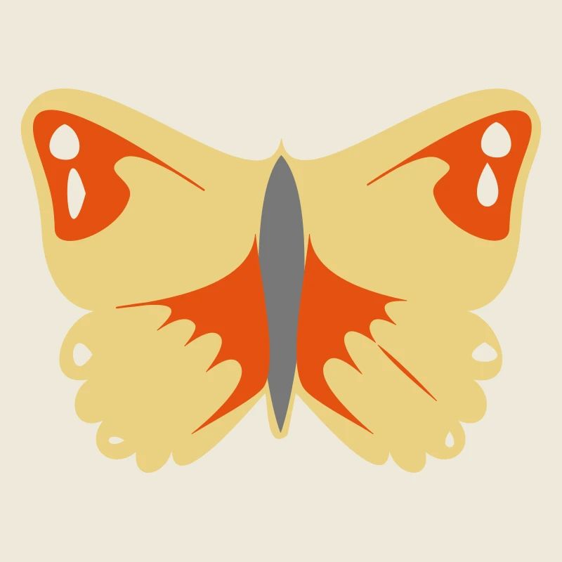 Beau papillon (illustration vectorielle)