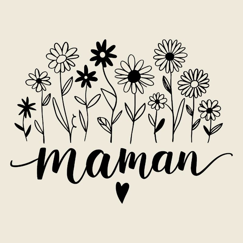 Mama mit Blumen