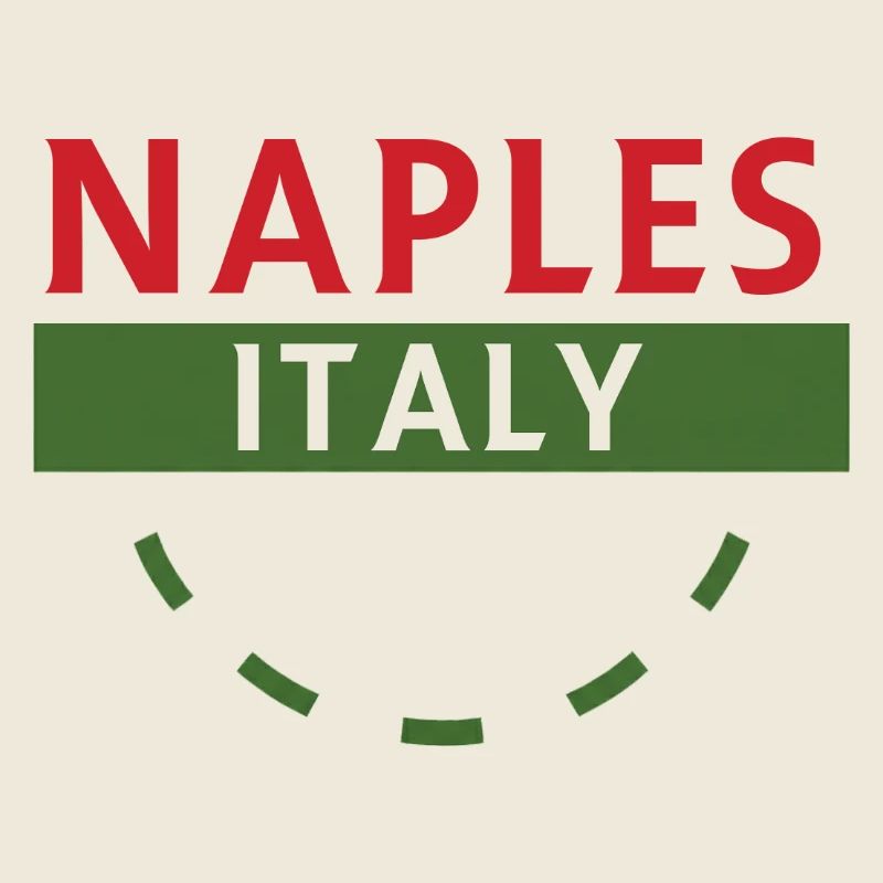 Naples Italie Emblème Arc