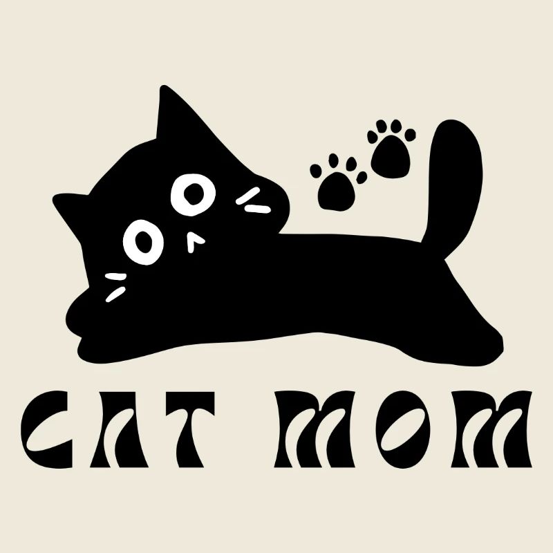 Visage de chat minimaliste