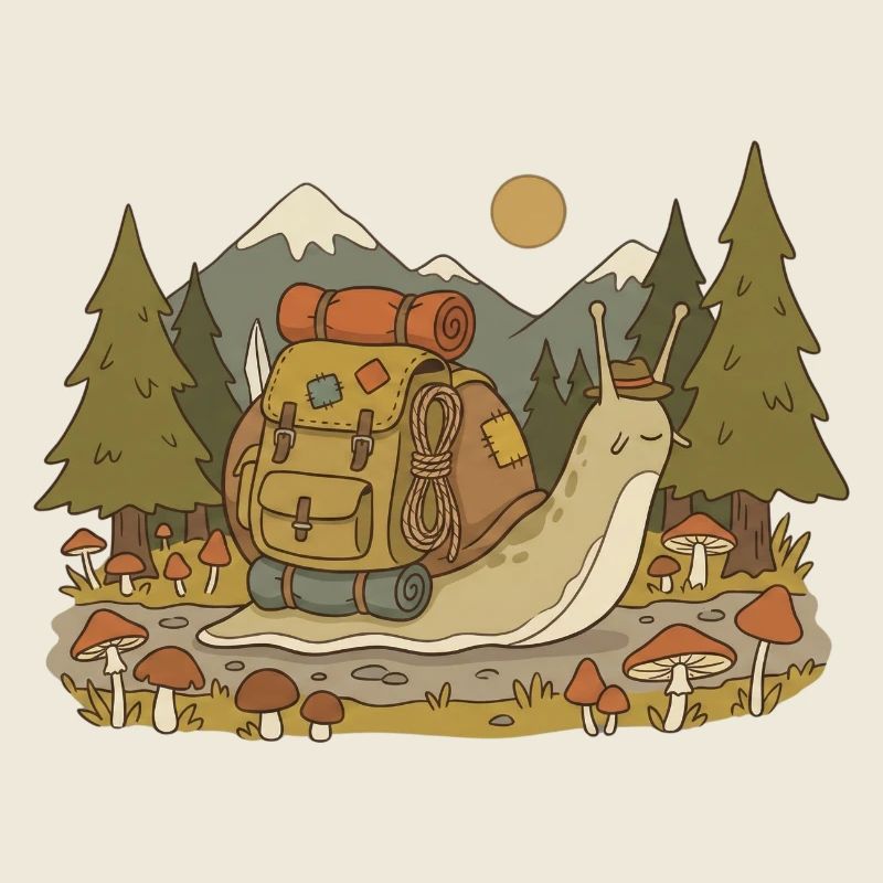Forest Trail Backpacking Adventure