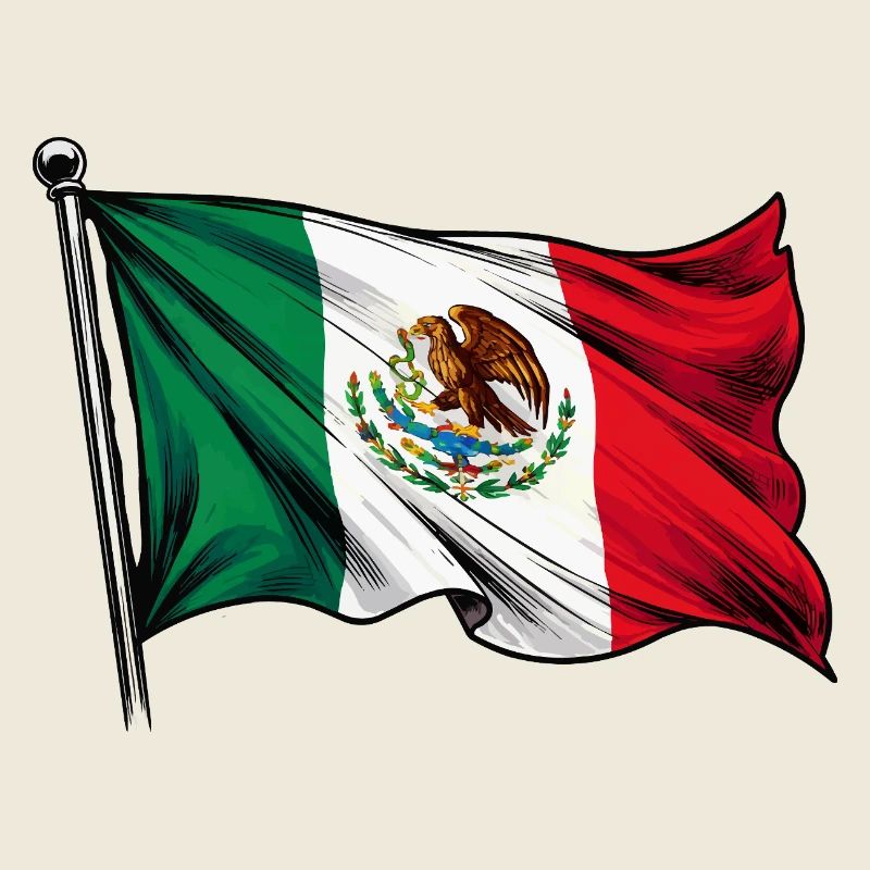 Drapeau du Mexique