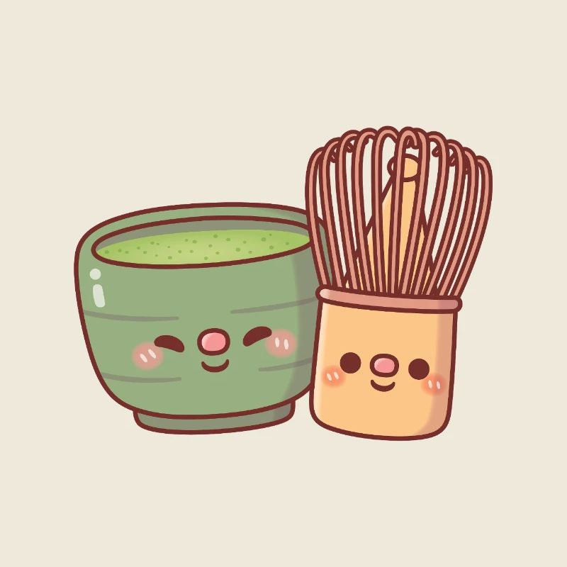 Cute Matcha And Whisk Bestie