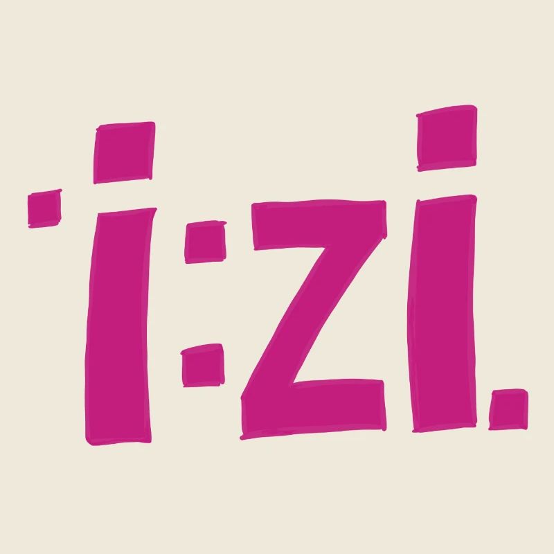 IzI Graffiti Schrift in Magenta