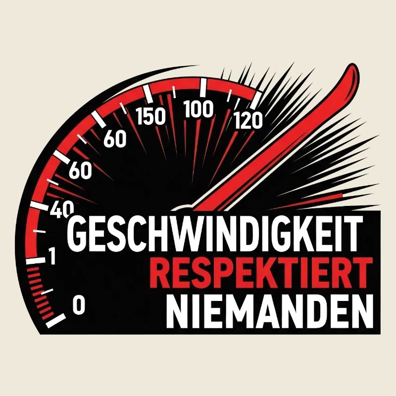 Geschwindigkeit – Auto T-Shirt